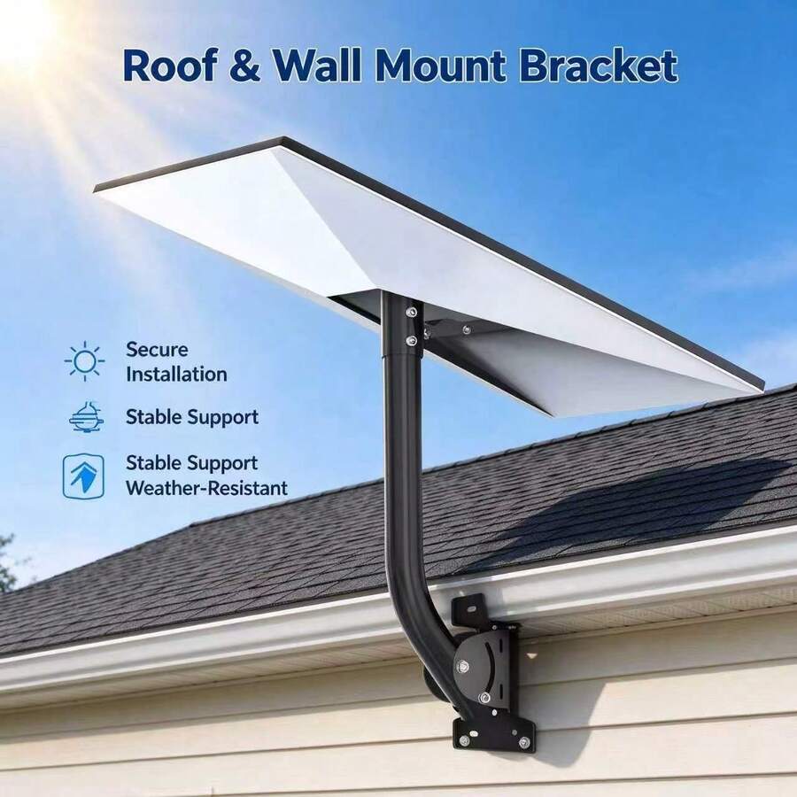 Adjustable Solar Panel Mount Bracket, Heavy Duty Solar Panel Roof Mounting Support Kit, Tilt Angle Adjustable Solar Mount Holder For RV, Garden, Balcony, Camping Outdoor Solar Power Installation - A - View 1