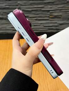 極簡啞光磁吸手機殼，適用於 iPhone 18 Pro Max 17 Pro Air 16 Plus 15 14 13 12 11，支援無線充電，附玻璃鏡頭保護蓋 - 粉色 - 查看 12