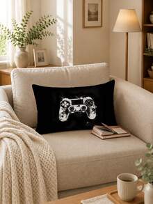 2pcs,Game Console Pattern Pillowcase,Cushion Cover,Throw Pillow Cover,Gamer Pillowcase,Gamer Room Throw Pillow Cover,Gamer Gift,Gamer Pillowcase,Boy Room Decor,Gaming Room Decor,Home Decor,No Pillow Insert - Multicolor - View 7