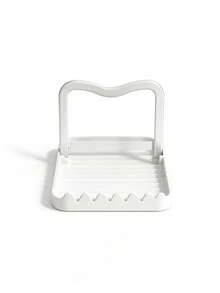 1pc Kitchen Multi-Function Storage Rack, Pot Lid Spoon Spatula Drainer 2-In-1, Leak-Proof Design Keeps Countertop Dry And Water-Free, Kitchen Utensils, Kitchen Storage Rack, Home Decor And Accessories, Tabletop Utensil Rack, Living Room Home Decor, Kitchen Utensil Storage Rack, Home Storage And Organization, Kitchen Shelf, Pot Lid Rack Spoon Spatula Rack - Multicolor - View 7