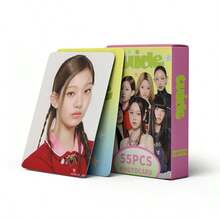 55張 TUIDE Mini Vol.1 TUNE & PLAY KPOP Star LOMO卡,多款式,雙面高清印刷,防水防刮,無殘膠,適合剪貼簿裝飾、卡片相簿收藏,生日、節日、畢業、開學禮物,限量粉絲收藏 - K-TUIDE001 - 查看 7