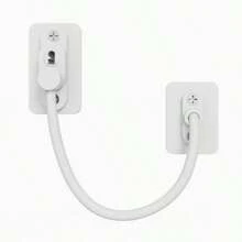Stainless Steel Window Lock Window Limiter Zipper Lock Home Use No-Drill Window Limiter Child Safety Anti-Theft Lock - White - View 9