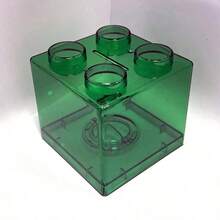 1pc Building Block Style Coin Bank (Coin Stacking), Suitable As Reward, Coin Storage Box Or Gift; Random Packaging. Note: Minor Scratches May Occur During Transportation, Which Is Normal. Please Do Not Purchase If You Mind. - Multicolor - View 7