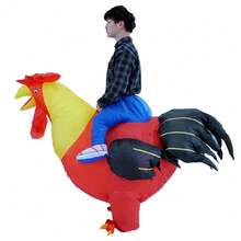 1pc (Blower Not Included) Fashion Glasses Rooster/Big Red Rooster Costume/Performance Prop/Holiday Party/Funny Daily/Holiday Gift - Multicolor - View 7