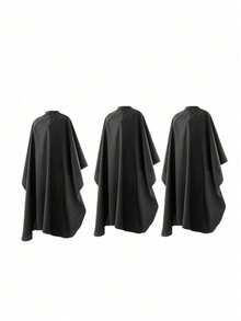 4/1pc Professional Hair Salon Apron - Extra Wide Extra Long, Hairdressing Cape, Plus Size Friendly, Durable Black Material, With Adjustable Neck Strap, For Hair Dyeing, Perming, Styling Protection - Multicolor - View 6