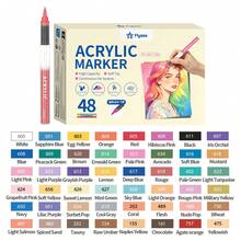 Transparent Barrel Liquid Ink Markers, 16/24/36/48/72 Colors Liquid Ink Art Pens, Suitable For Painting, Coloring, Journaling, Crafts, Student And Office Supplies - Liquid Ink Marker - View 12