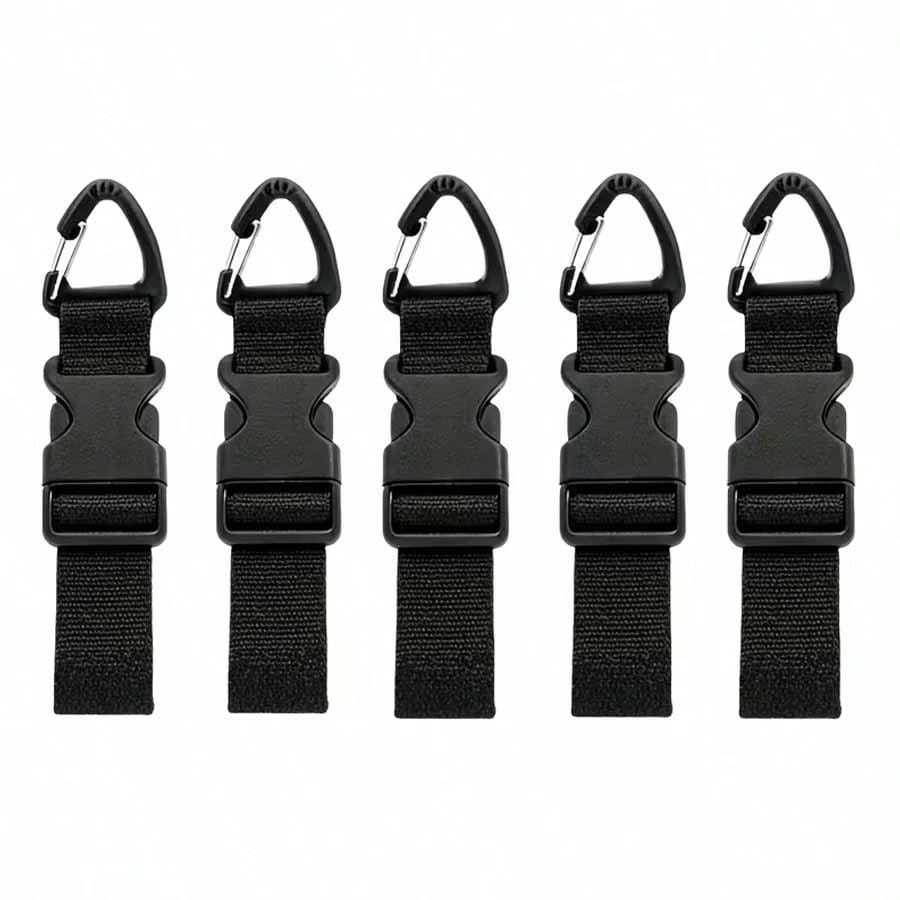 5pcs Adjustable Garden Hose Pillow, Heavy Duty Extension Cord Organizer, Garage And Workshop Hanging Storage Strap, Reusable Cable Management Strap - Multicolor - View 1