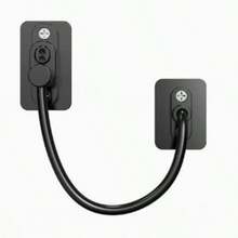 Stainless Steel Window Lock Window Limiter Zipper Lock Home Use No-Drill Window Limiter Child Safety Anti-Theft Lock - Black - View 8