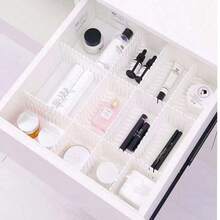 4/16pcs Adjustable Drawer Dividers Storage Box, Socks Underwear Bra Cosmetics Drawer Organizer, Bedroom & Office Storage - Pink - View 5