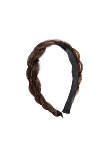 Fishtail Braid Headband, Pre-Styled Braided Hair Headband For Women, Instant Hairstyle Headband For Daily Party Vacation - Multicolor - View 10