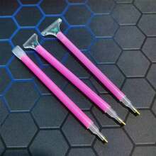 7pcs Rhinestone Tool Set, Silicone Head Design, Detachable, Suitable For Rhinestone Decoration And Dotting Pen, Elly Resin Gemstone, DIY Handmade Jewelry Gemstone Inlay, Flat Bottom Resin Rhinestone, Suitable For DIY Handmade Cups And Shoes - Sets - View 9