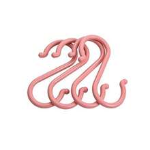Random Colors -4pcs Colorful Plastic S-Shaped Hooks, Multi-Purpose Home Storage Hooks, S-Shaped Hooks, Suitable For Kitchen, Bathroom, Bedroom, Utility Hooks - View 9