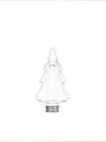 4/1pc/400ML Transparent Christmas Tree Water Bottle, Suitable For Tea, Coffee, Juice And Other Beverages. Ideal For Christmas And Halloween Parties. Reusable. Charming Christmas Gift. - View 8