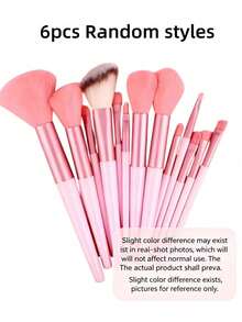 5/4/3/2/1 Set Professional Makeup Brush Set, Soft Synthetic Makeup Brushes, Suitable For Foundation, Powder, Blush, Concealer, Contour, Nose Shadow, Eyeshadow, Eyeliner, Eyebrow Pencil, Detail, Face, Highlighter, Ideal Travel Makeup Brush Gift Set - Multicolor - View 11