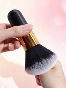 Large Fluffy Powder Brush, Soft Non-Absorbent, Multi-Function Makeup Brush, Blush Brush, Beginner, Beauty Tool - Multicolor - View 10