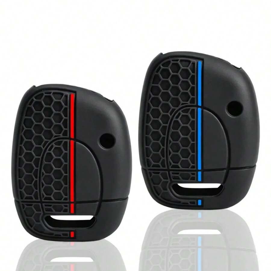 NEW Silicone Car Smart Key Cover Case For Renault Twingo Clio Kangoo Master NO Chip Protection Keyless Shell Fob Accessories - A - View 1