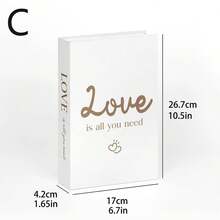 1/3pcs Home Fashion Faux Book Decor, Luxury Decorative Books, Living Room Decor, Home Decor, Coffee Table Books, Modern Fashion Decorative Books, Stackable Display Books, Hotel Decor, Gift - Decor Book - View 15