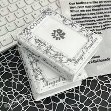 CORTI/S Cute Angel Single Slot Card Holder White Style Highly Attractive 3 Inch Small Card Photo Storage Idol Photo Album Gift - Multicolor - View 3