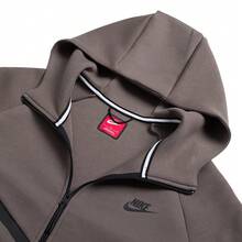 Nike Swoosh Men's Fashion Versatile Comfortable Minimalist Hooded Breathable Casual Jacket - Brown - View 8