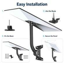 Adjustable Solar Panel Mount Bracket, Heavy Duty Solar Panel Roof Mounting Support Kit, Tilt Angle Adjustable Solar Mount Holder For RV, Garden, Balcony, Camping Outdoor Solar Power Installation - A - View 5