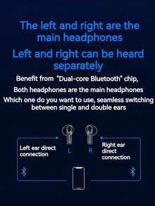 Earbud Bluetooth Nirkabel Portabel Bergaya Mekanik dengan Rantai, Bass Kuat, Cocok untuk Musik, Game, Panggilan, dan Berbagai Penggunaan Lainnya - MultiWarna - View 7