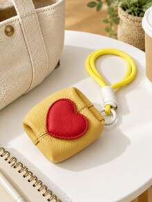 OBOVAY 1pc Heart-Shaped Coin Purse With Snap Closure, Suitable For Vanity Storage, Closet Organization, Jewelry Storage, Travel And Business Trips, Can Store Coins, Earrings, Rings And Other Jewelry - View 14