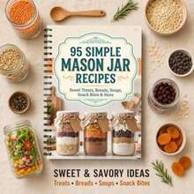 95 Easy Mason Jar Recipes Guide: Convenient Food Storage Meals For Camping, Emergency Preparedness And Long-Term Storage - Just Add Water To Make Soups, Stews, Snacks, Desserts - Suitable For Camping, Gifting And Meal Planning - A - View 3