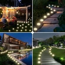 Create A Romantic Garden Night Scene With This Solar Powered Daisy Ground Light, 8LED, 12LED, 20LED Multiple Specifications Available, Warm Yellow Soft Light Healing And Soothing, Realistic Daisy Design Fresh And Elegant, Transparent Petals Bloom With Soft Glow At Night. Solar Powered Design, Automatically Absorbs Sunlight And Stores Energy During The Day, Built-In Light Sensor, Automatically Lights Up At Night, No Wiring And No Electricity Cost - Solar Ground Stake Daisy Light - View 6