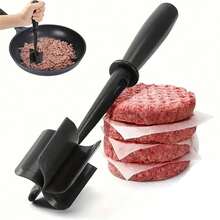 1pc Meat Grinder, Meat Mincer, Heat-Resistant Meat Crusher, Suitable For Hamburger Meat, Beef Mince, Ground Beef, Etc., High-Quality Meat Grinding Machine, Can Be Used To Make Hamburgers, Beef, Turkey Meat, Etc. - Black - View 2