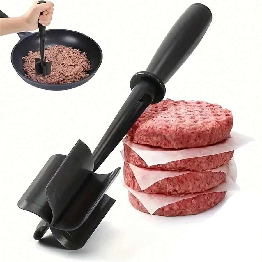 1pc Meat Grinder, Meat Mincer, Heat-Resistant Meat Crusher, Suitable For Hamburger Meat, Beef Mince, Ground Beef, Etc., High-Quality Meat Grinding Machine, Can Be Used To Make Hamburgers, Beef, Turkey Meat, Etc.