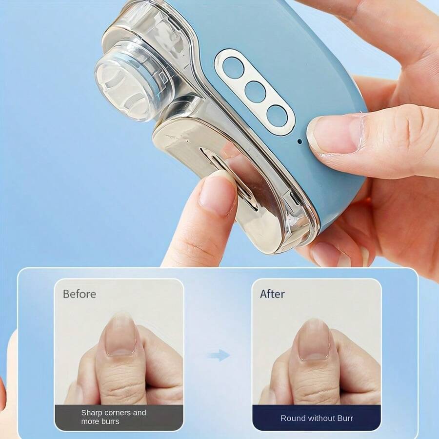 Electric Nail Clipper Automatic Trimmer - Suitable For Manicure, Nail Filing, Polishing And Nail Lamp, And Painless Home Manicure Tool - 500mAh