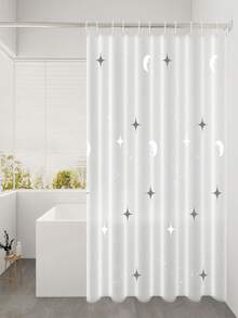 Stylish Durable Multifunctional Shower Curtain - White - View 4