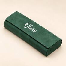 Custom Initial Your Name Eyeglass Case, Minimalist Highly Attractive Handmade Box, Student Myopia Glasses Fashion Glasses Optical Glasses Storage, Anti-Loss - Multicolor - View 9