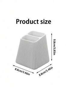 Modern Striped Remote Control Storage Box, Remote Control Holder, Decorative Storage Box, Vertical Stripe Design, Easy Access, Suitable For TV, Air Conditioner And Other Home Remote Storage, Home Decor, Decorative Items, Storage Cabinet, Dorm Storage, Desktop Organizer, Halloween, Christmas, Wedding - Multicolor - View 6