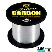 YACUMA 1005M Transparent Invisible Carbon Fishing Line High Density Super Abrasive Resistant, Fast Sinking Saltwater/Freshwater Lure Leade - White - View 18
