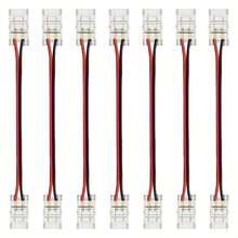 15pcs COB Crystal Connectors, For LED Strip Connection, No Soldering Required, No Trace Left, Designed For 2-Pin 8mm Solid Color LED Strip, Easy Installation. - CA2P-8mm-1 - View 9
