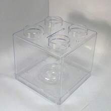 1pc Building Block Style Coin Bank (Coin Stacking), Suitable As Reward, Coin Storage Box Or Gift; Random Packaging. Note: Minor Scratches May Occur During Transportation, Which Is Normal. Please Do Not Purchase If You Mind. - Multicolor - View 10