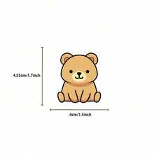 100pcs Cute Cartoon Animal Stickers, Watercolor Animal Stickers, Zoo Stickers, Decorative Stickers, Stationery Stickers, Waterproof Vinyl Stickers, Suitable For Water Bottles, Computers, Laptops, Phones, Luggage, Notebooks, Refrigerators And More - Multicolor - View 9