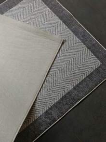 Non-Slip, Washable, Digitally Printed Rug, Runner, Kitchen Rug - Grey - View 6