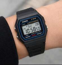 Casio ساعات رقمية رجالية - F-91W - مشاهدة 3