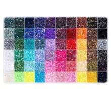 3-Box Set (180 Compartments) Of Resin Rhinestones With 5 Tubes Of Glue – Vibrant, Multi-Colored, Sparkling Nail Art Rhinestones; Includes Rhinestone Picker Tool And Scoop; Suitable For DIY Nail Art, Shoes, Tumblers, And Phone Case Decoration. - Multi-color - View 2