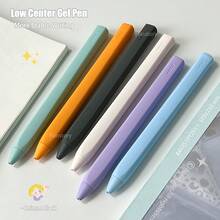 1pc Creative Rotating Neutral Pen 0.5mm Quick-Dry Pen Low Center Of Gravity Minimalist Black Pen Free Twist For Study & Office Use - Retractable Ballpoint Pen - View 8