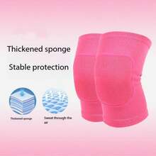1 Pair Outdoor Sports Foam Knee Pads, Dance Basketball Skateboard Protective Gear, Knee Protection Against Impact - Multicolor - View 13