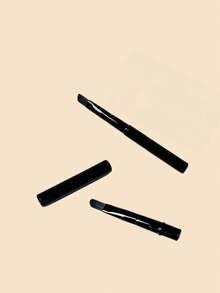 2pcs Portable Makeup Brush Set, Detachable Brush Heads, Mini Travel Makeup Brushes, Pocket Brush, Nose Contour Brush, Concealer Brush, Eyeshadow Brush, Multi-Functional Makeup Tool Set, Makeup Brush Set, Makeup Brush Set, Makeup Brush SetComplete - Black - View 12
