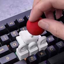 1 set 3D-printade mekaniska tangentbordsknappar i arkadstil, joystickformade WASD/pilknappars ersättningsknappar, gamingtillbehör för tangentbord, lämpliga för mekaniska tangentbord och desktop gaming-setup - Multifärgad - Visa 6