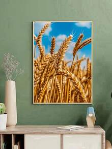 قطعة واحدة لوحة الماس DIY نبات الأرز والدخن ديكور منزلي حفر كامل 30*40 سم/40*50 سم - أطقم - مشاهدة 5