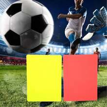 6/5/3/1 Pc Referee Card Set With Whistle, Red & Yellow Referee Cards For Soccer Football, Football Accessories & Referee Equipment For Match Training Games, With Card Case Score Pad Pen - Multicolor - View 6