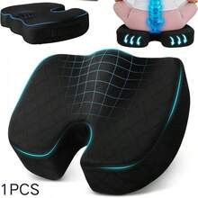 Premium Soft Thickened Sturdy Seat Cushion, Breathable Surface, Portable Rectangular Cushion For Office Chair, Home And Travel, Easy To Clean, Durable Indoor Decor Accessory For Home, Car And Indoor Resting - 1PC - View 12