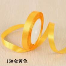 1/4 Rolls Fall Silk Ribbon Set, 10mm Wide, Orange Brown Polyester For Halloween Gift Wrapping, DIY Crafts, Party Decorations, Etc. - Brown and Yellow Tones - View 10