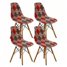 1/2/4/6pcs Christmas Print Shell Chair Cover, Decorative Dust-Proof Elastic Full Cover, Removable And Washable - Multi-color - View 23